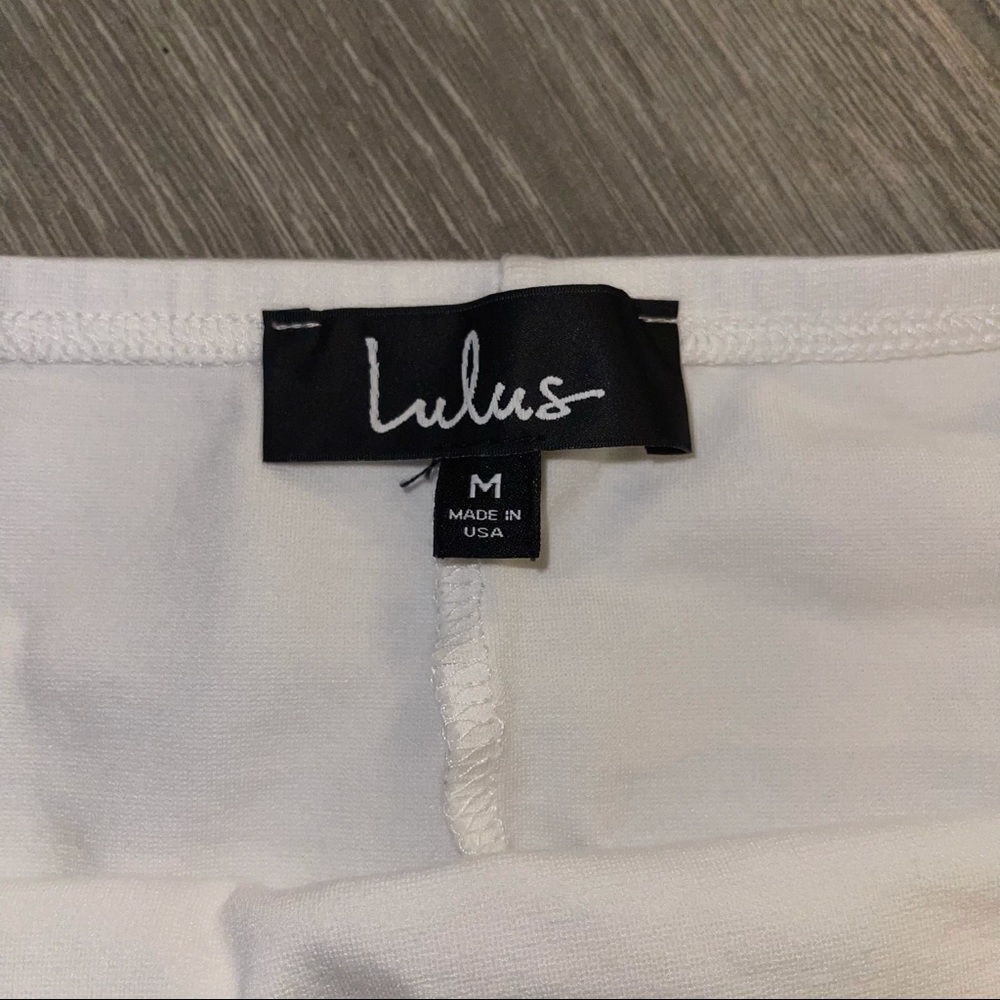 Lulu's Like a Bird White Off-the-Shoulder Bodysuit - Picture 4 of 8
